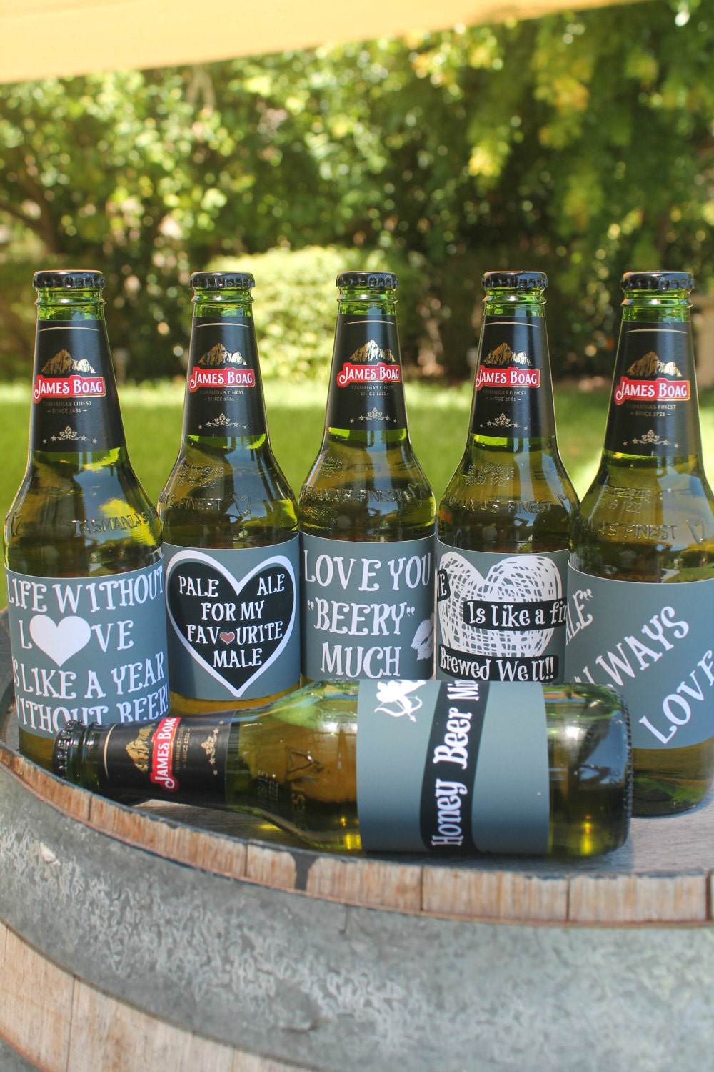 Valentines Day Printable Beer Labels Beer Gift Chalk Board | Etsy Australia