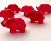 Mini Elephant Soaps; 200 - 300 BULK Favors for Indian Weddings, Mendhi and Henna Parties, Bridal Showers; Personalized Custom Labels