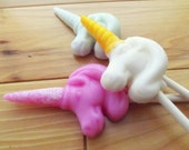 Unicorn Soaps; 1 - 25 BULK Favors for Fantasy Birthdays, Weddings, Renaissance Parties; Natural Glycerin, Personalized Custom Labels,