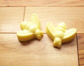 Bee Soaps; 25 - 75 BULK Favors for Baby Showers, Bridal Showers, & Weddings; Personalized Custom Labels, Natural Glycerin, Soap Packaging