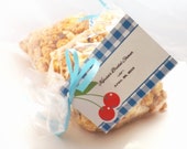 Kettle Corn; 50 BULK begünstigt; Regelmäßige oder Karamell-Taschen; Hochzeiten, Baby-Duschen, 1. Geburtstage, BBQ's; Personalisierte benutzerdefinierte Etiketten, glutenfrei