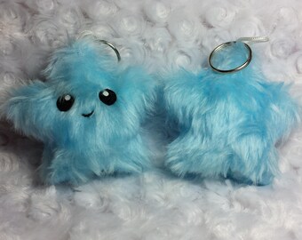 Plush Star keyring, keychain, bag charm, gift, cute plushie.