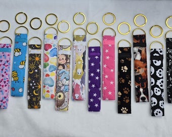 Key Fob, Wristlet, Wrist Lanyard, Keyring, Keychain.