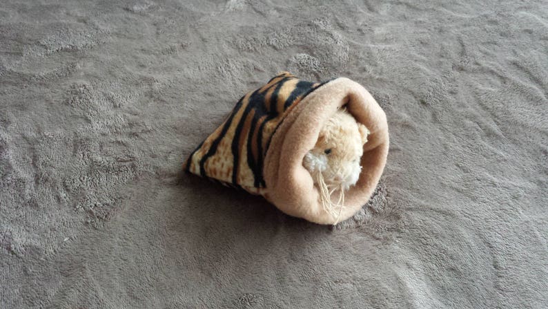 Snuggle sack pocket pouch cosy bed bag Hamster,Gerbil,Dwarf hamster,mouse Pet. image 2