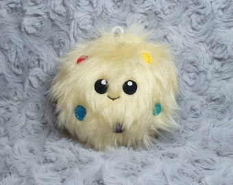 Plush Rainbow chip cookie keyring, keychain, bag charm, gift, cute plushie.