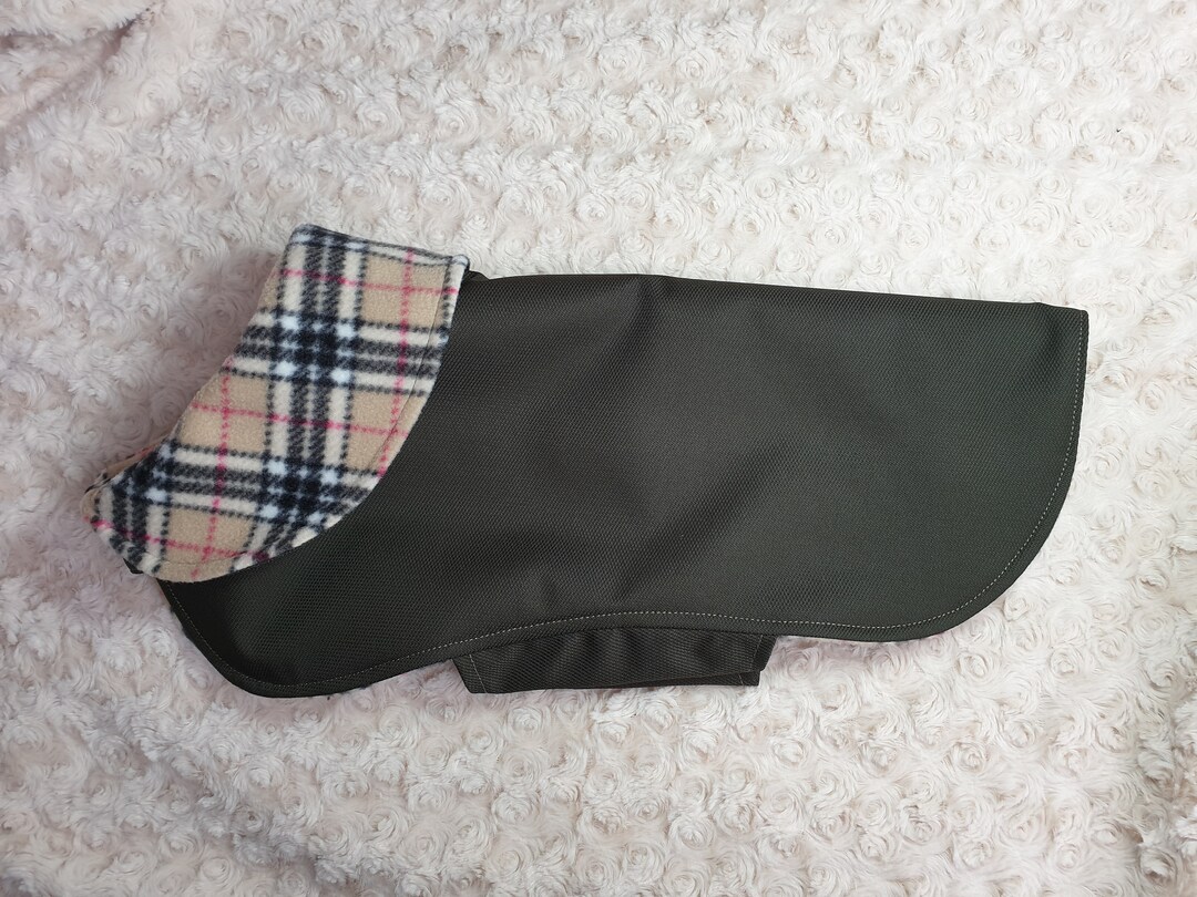 Waterproof Fleece Lined Dog Puppy Coat Jacket khaki Etsy UK