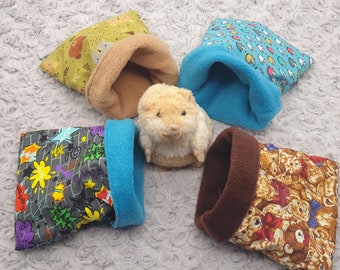 Snuggle sack pocket pouch cosy bed bag Hamster,Gerbil,Dwarf hamster,mouse Pet.