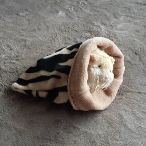 Snuggle sack pocket pouch cosy bed bag Hamster,Gerbil,Dwarf hamster,mouse Pet. image 8