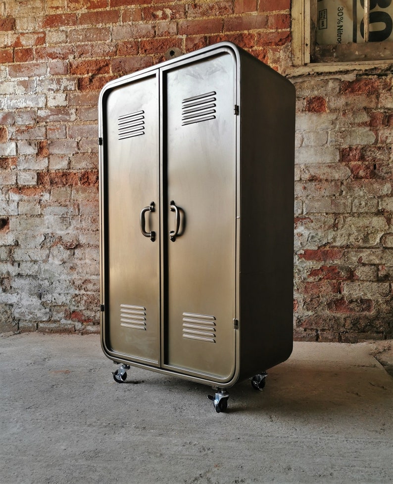 Industrial Storage Locker Metal Etsy
