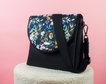 CLASSIC Spring Inspiration Handtasche Kunstleder Austauschbare Klappe Handgefertigtes