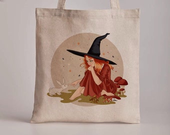 Tote bag - sac fourre tout - Automne magique