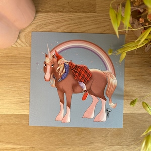 Winter-Einhorn