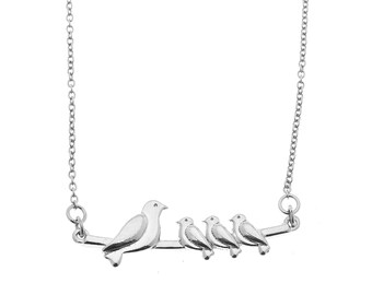 mother bird necklace