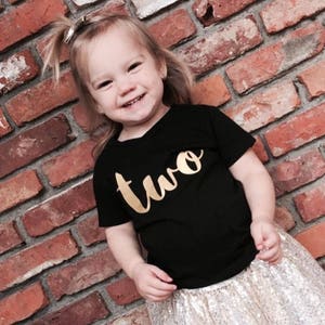 TWO, graphic tee, second birthday, birthday shirt, hipster kid, birthday shirt
