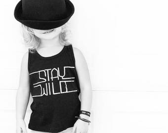 STAY WILD tank, wild one, wild, free spirit