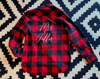 CUSTOM BRIDE flannel