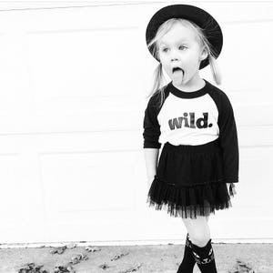 WILD Raglan, stay wild, wild child, hispter kids clothes, graphic tee