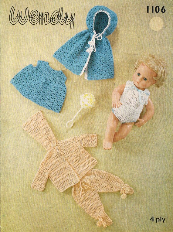 14 inch baby doll clothes patterns