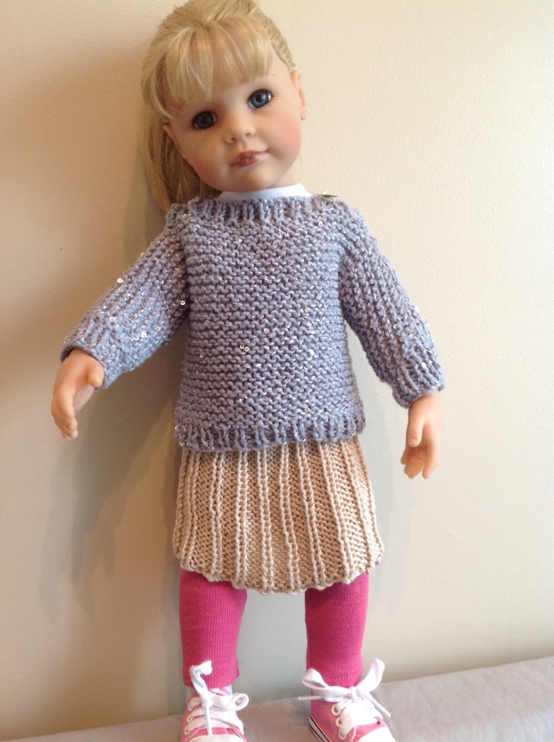 Dolls Fashion Clothes Knitting Pattern to Fit 18 Doll. Etsy Canada