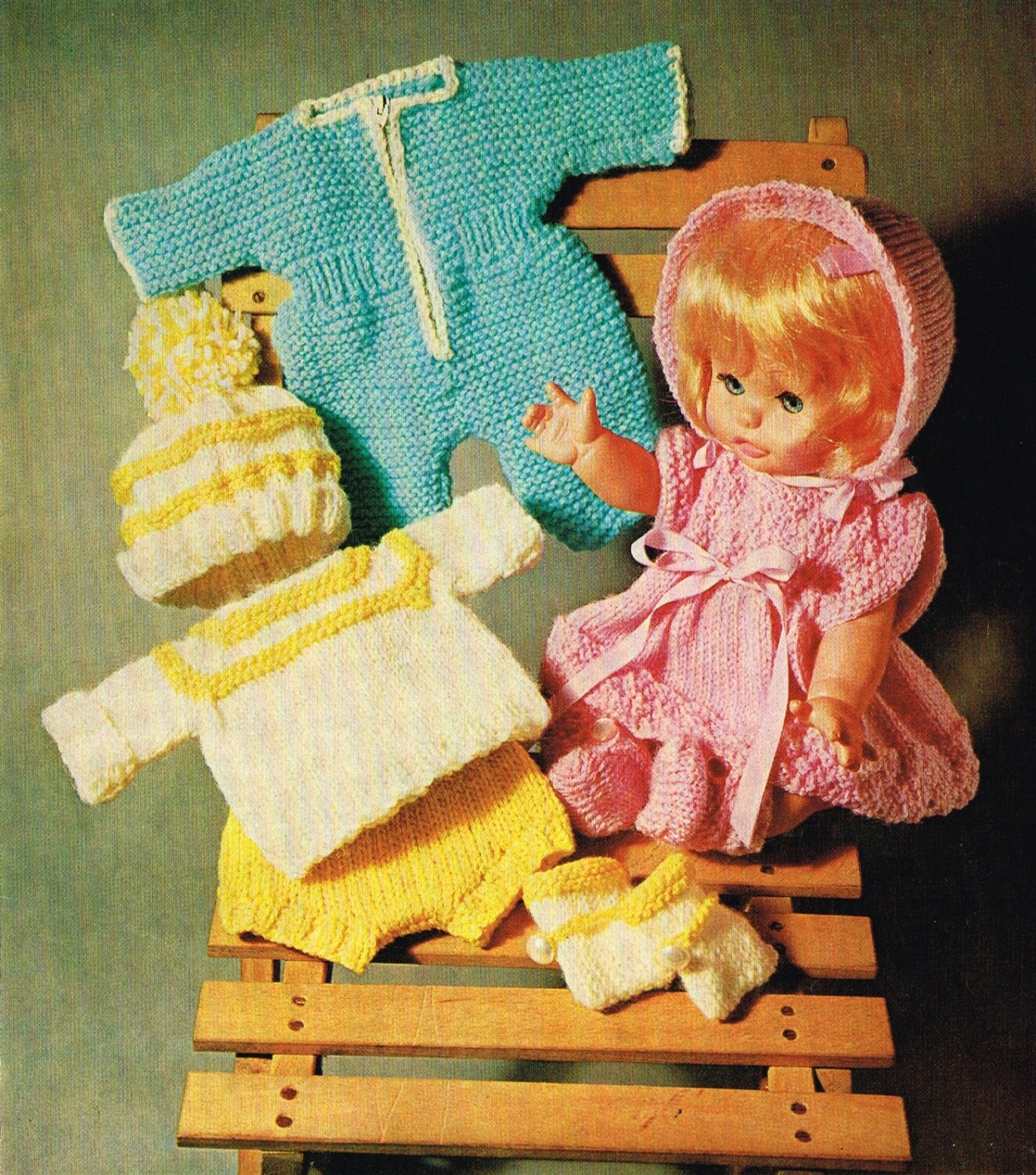 Dolls Clothes Knitting Pattern for 12 Inch Doll. PDF Instant Download. Etsy UK