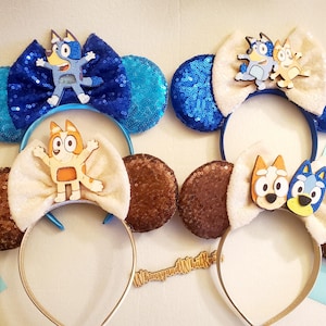 Blue dog or Brown dog Mouse Ears - U Pick