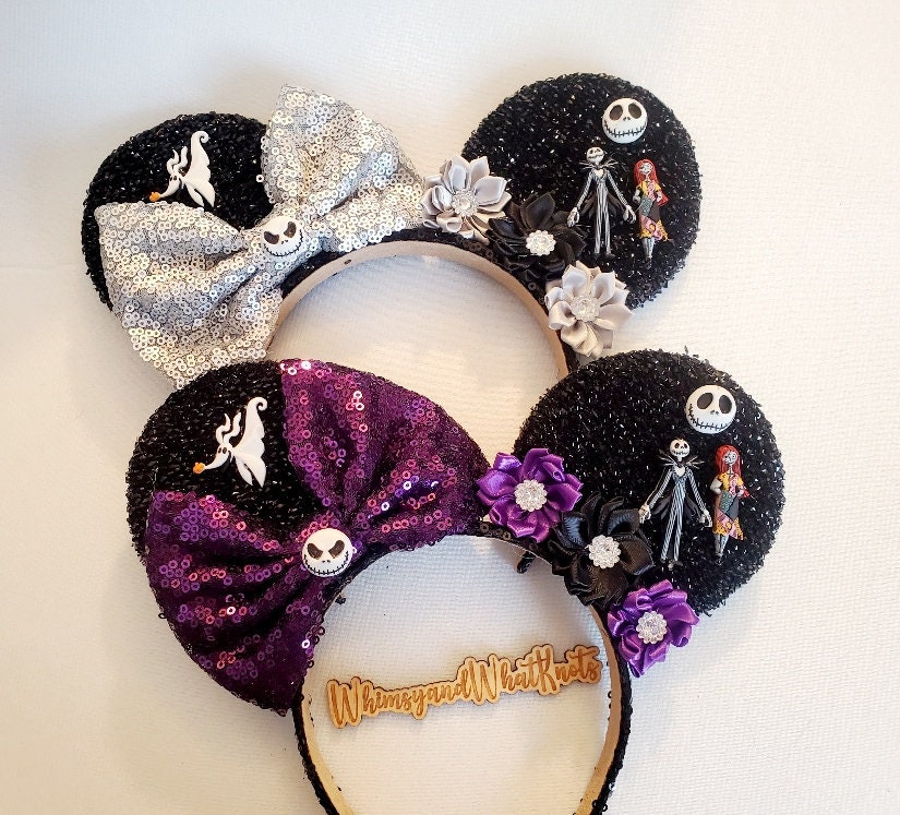 Nightmare Before Christmas Minnie Mouse Ears -3