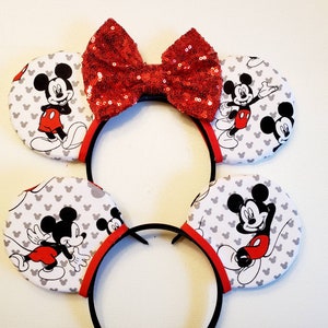 Mickey Mouse Ears - With or Without Bow