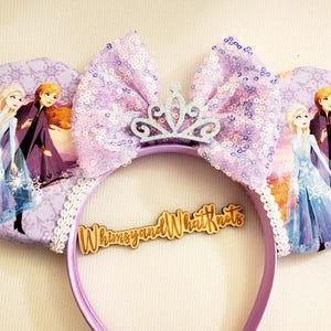 Anna and Elsa Frozen Mouse Ears
