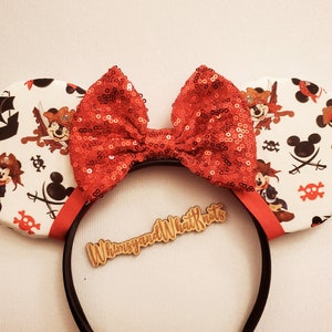 Pirate Mickey Mouse Ears - with/without bow