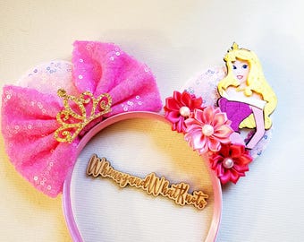 Sleeping Beauty | Aurora | Disney Princess Mouse Ears - Etsy display picture 1