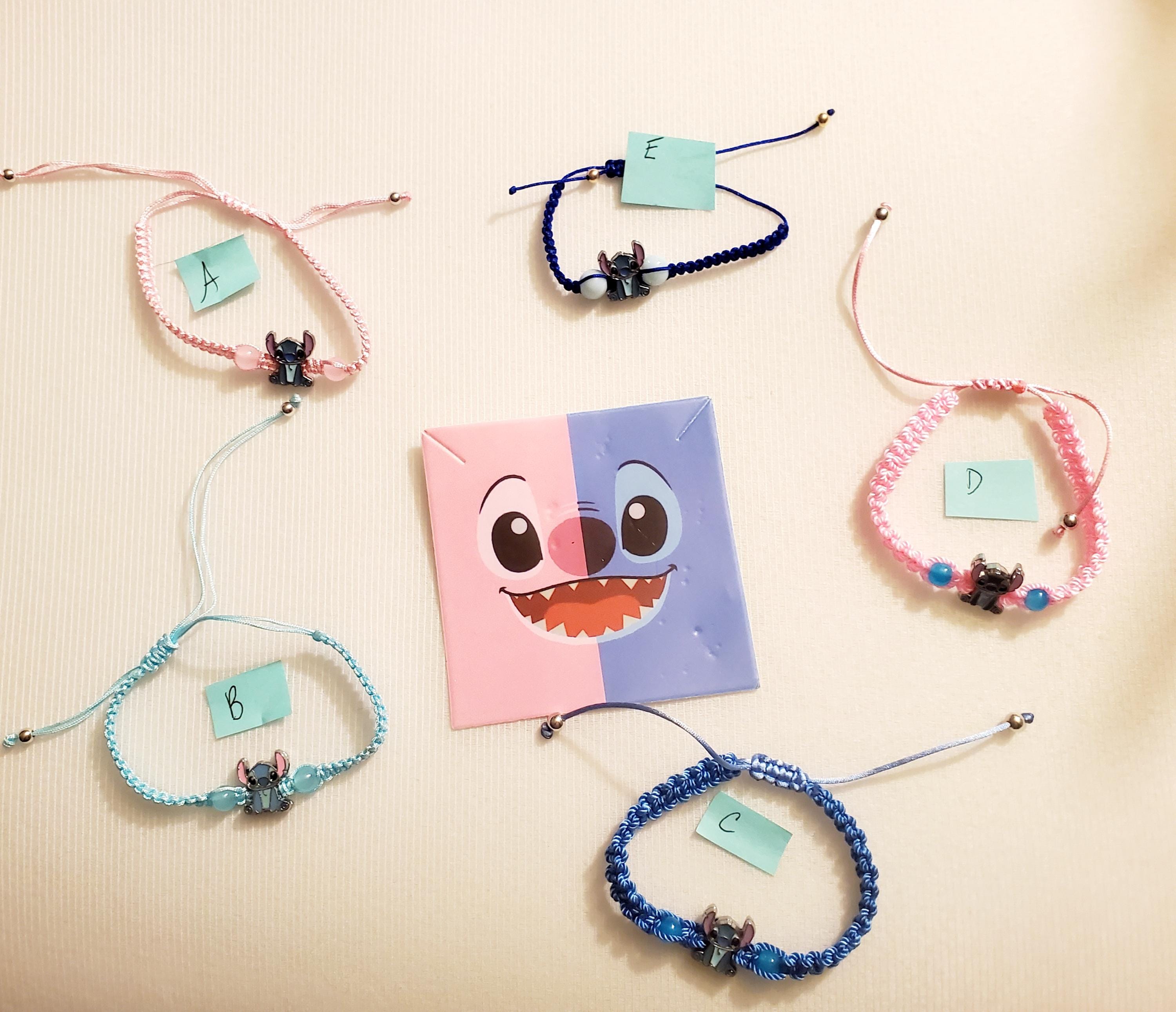 Stitch Bracelet Tiffany Sterling Silver Sun Moon Star