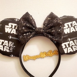 Star Wars Minnie Mouse Ears-with or without bow