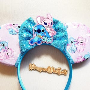Stitch and Angel Mouse Ears