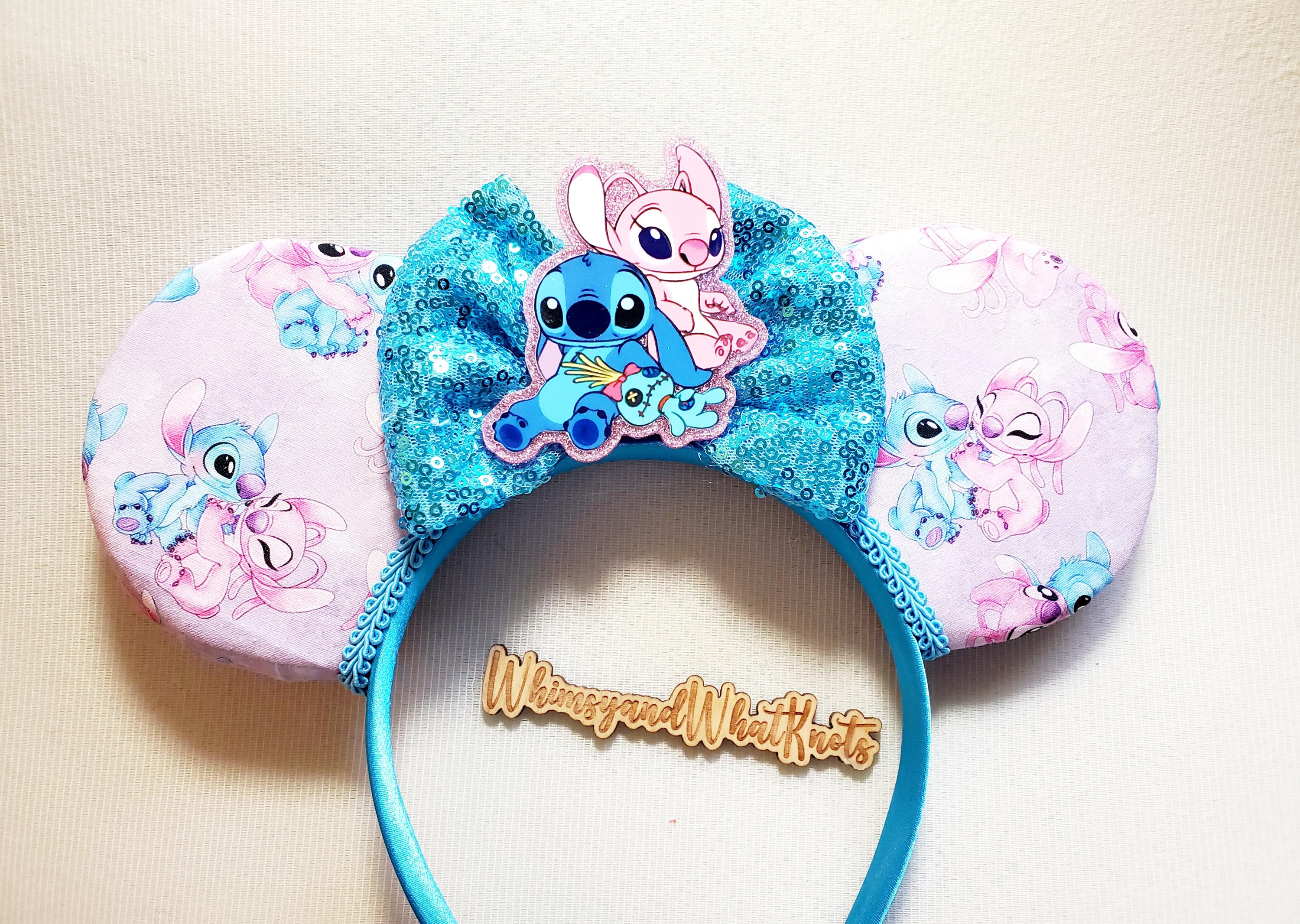Stitch and Angel Mouse Ears - Etsy