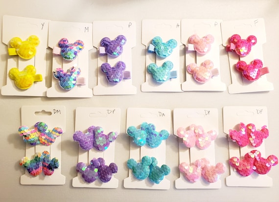 Mickey Minnie Mouse Hairclips - U Pick