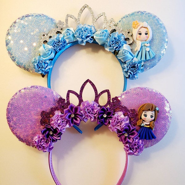 Elsa and Anna Frozen Mouse Ears - U Pick