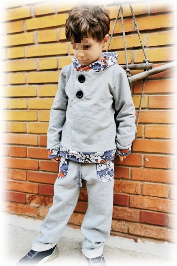 ZIPPY Sweatshirt Fleece Dress Blue Felpa Bambino