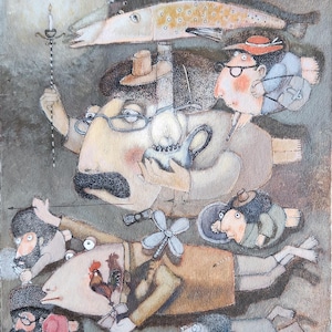 Pintura Criativa, Pintura Divertida, Retratos Divertidos, Para o Sonho