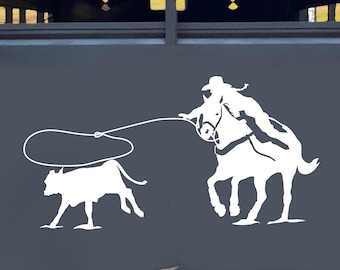Decalque para trailer de cavalo, corda, corda separatista, vaqueira