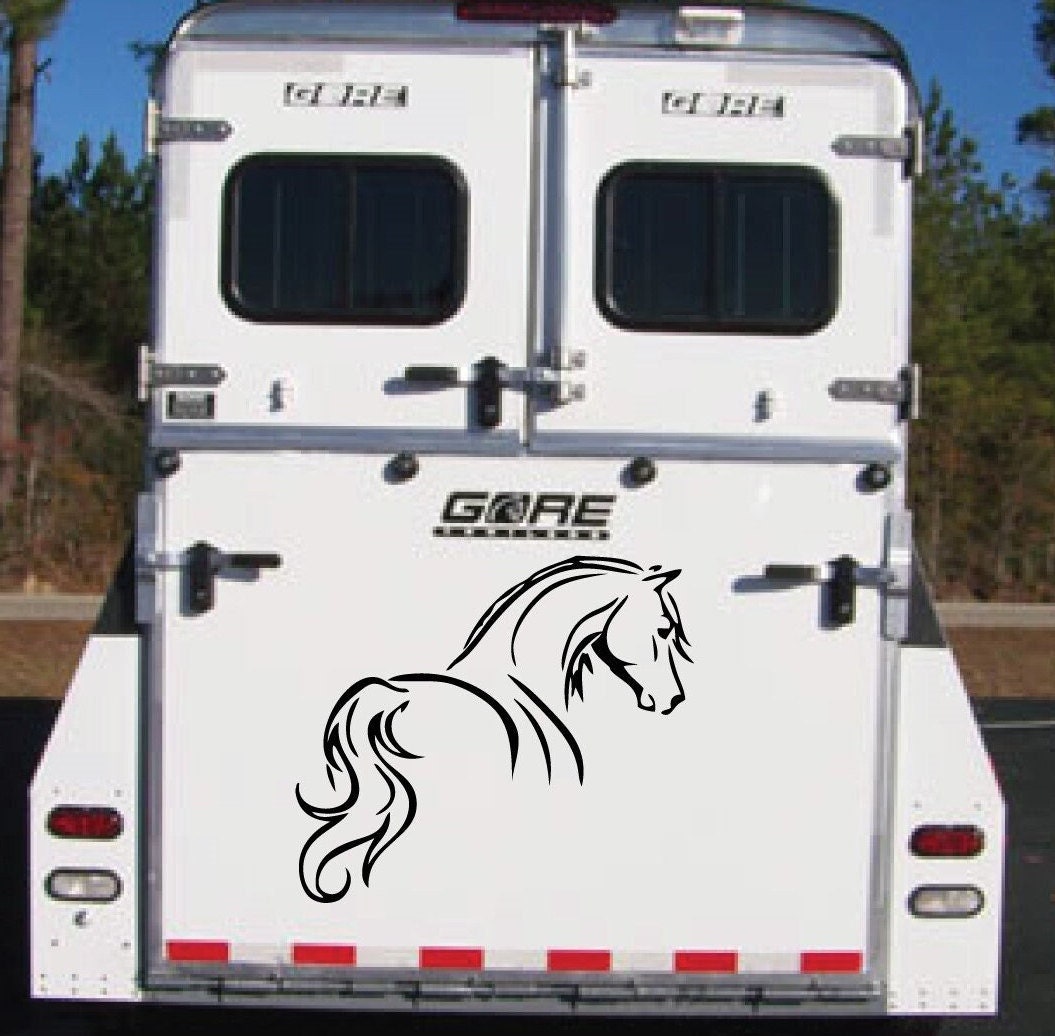 Horse trailer decals outlet