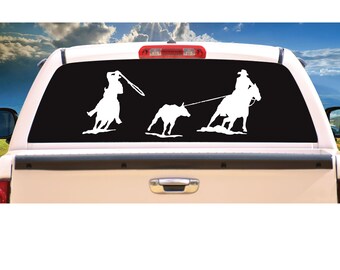 Team Roping Decal | Etsy