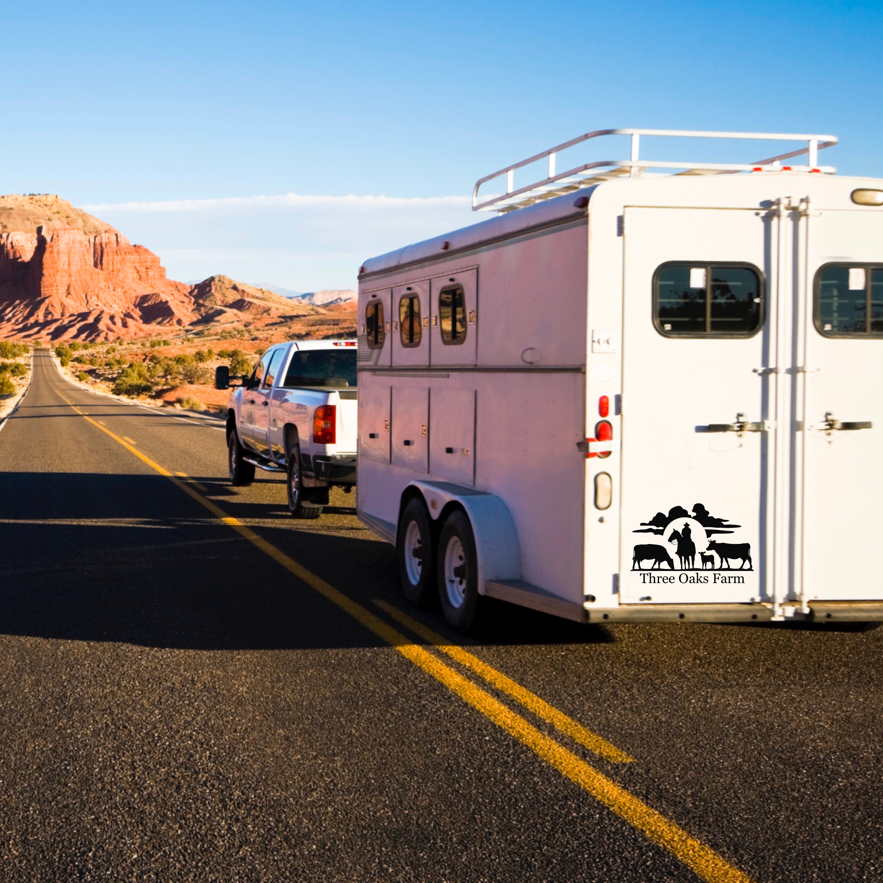 Master Rancher Sticker Personalized Farm Decal, Ranch Sticker, Livestock Trailer Decal, Cattle ...