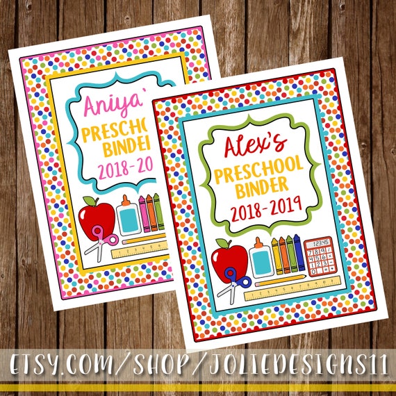 Personalized Customized Binder Cover 8 5x11 Red Or Etsy