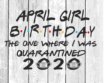 Download April birthday svg | Etsy