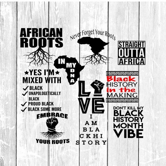 Black History Svg Bundle African American Svg Black History Etsy
