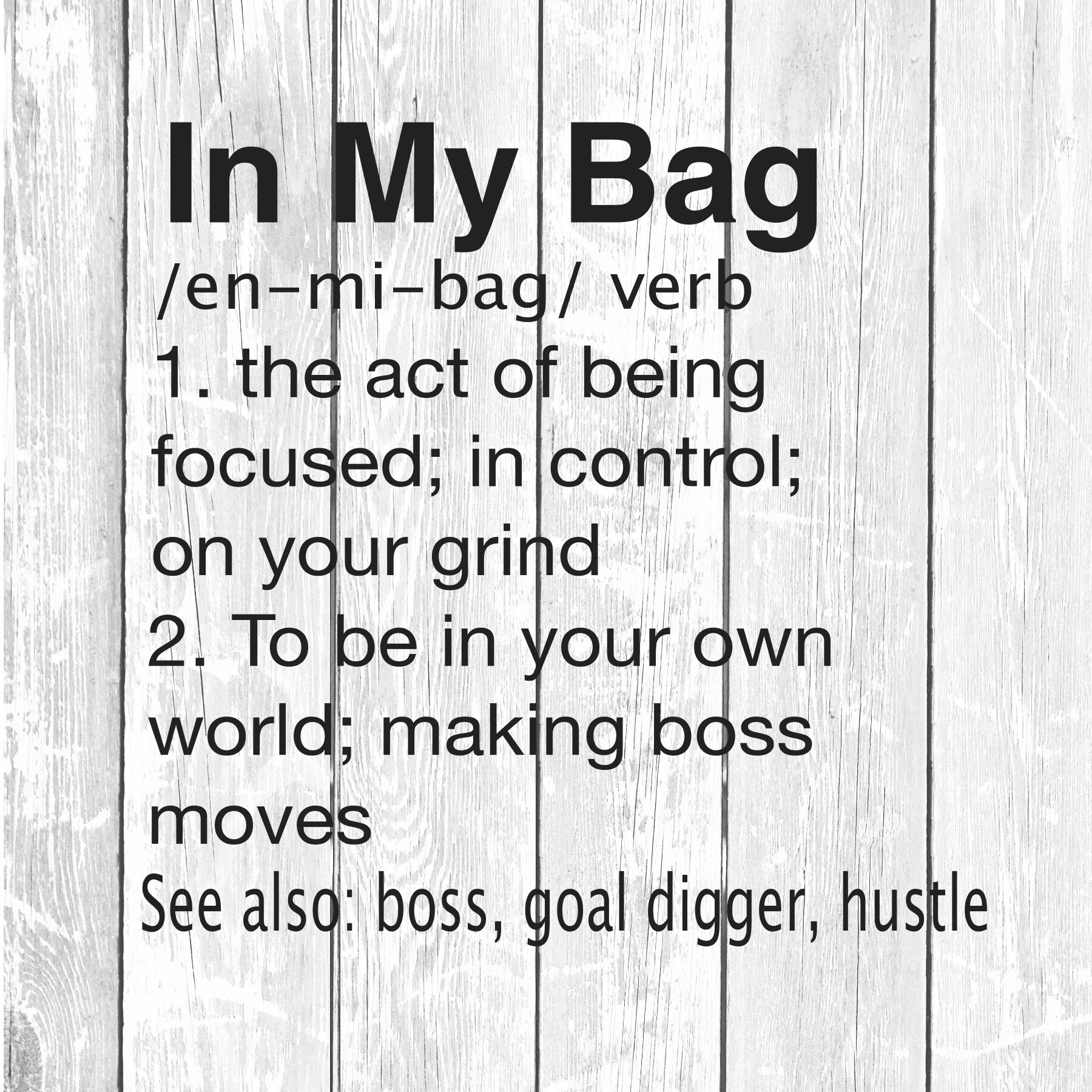 In My Bag Definition SVG, Woman Empowerment Shirt, Entrepreneur SVG, Goal  Digger, Instant Download, Cricut and Silhouette Cut File - Etsy UK