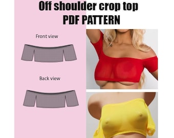 XL Crop Top pdf Schnittmuster