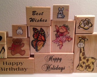 Lot of 12 Stamps
