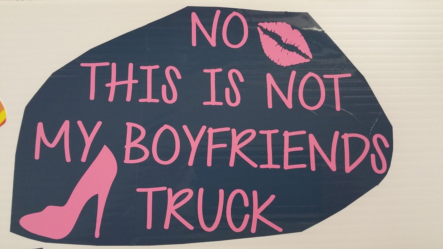 This is Not my Boyfriends Truck Decal Etsy