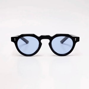 Vintage  1950’s French Panto sunglasses Vintage Panto Sunglasses With Side Shades - 1950s Made in  main image 3